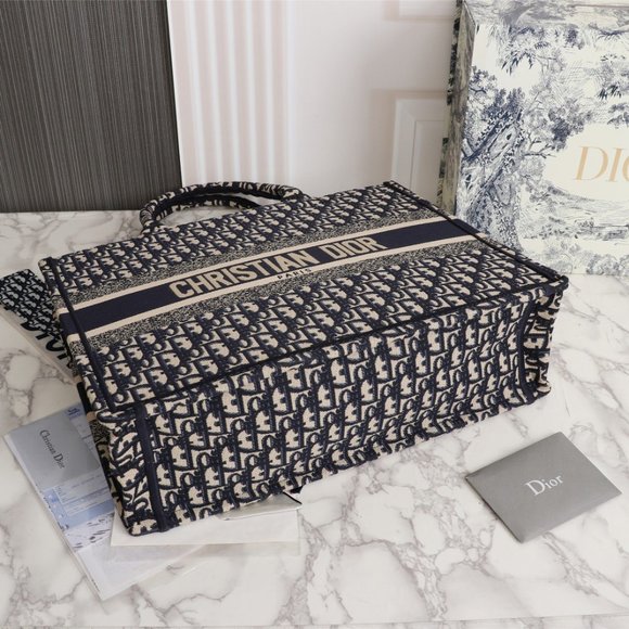 CHRISTIAN DIOR Trotter Oblique book tote Tote Bag - Picture 5 of 9